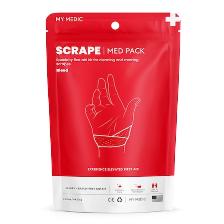 My Medic First Aid Kit, Red, 14, 7.5 in MM-MD-PK-BLD-SCRP